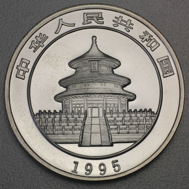 China Panda Silbermünze 1995