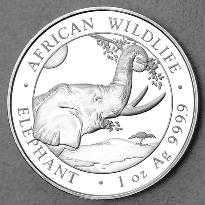 1oz Silbermünze Somalia Elefant 2023