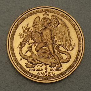 Goldmünze Isle of Man Angel 22k