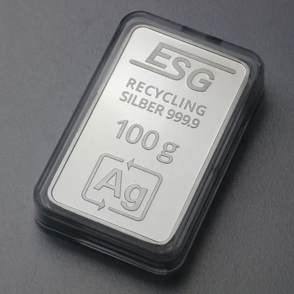 100g Feinsilberbarren