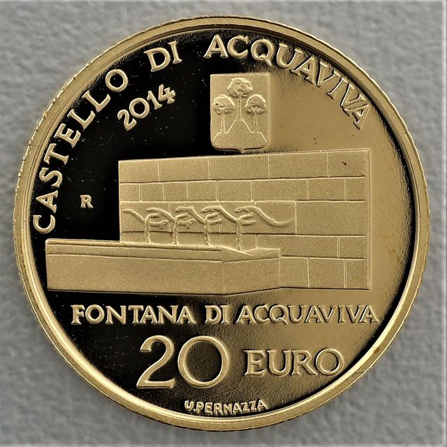 20 Euro Goldmünze San Marino 2014