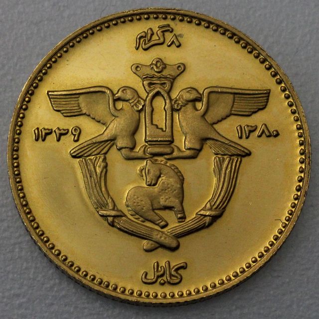 8 Grams Goldmünze Afghanistan