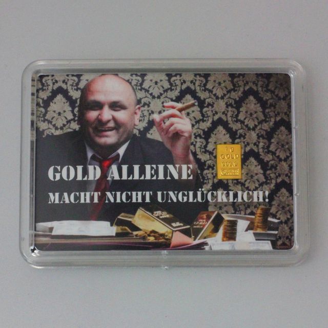 Lustiges Goldgeschenk