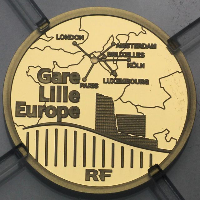 50 Euro Goldmünzen Frankreich TGV 2010