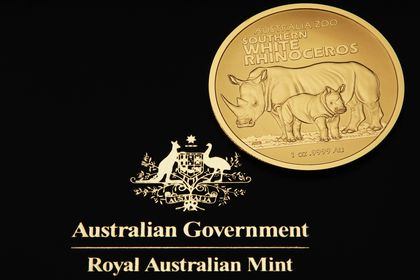 Australia Zoo, 1oz Goldmünze, Nashorn, 2023