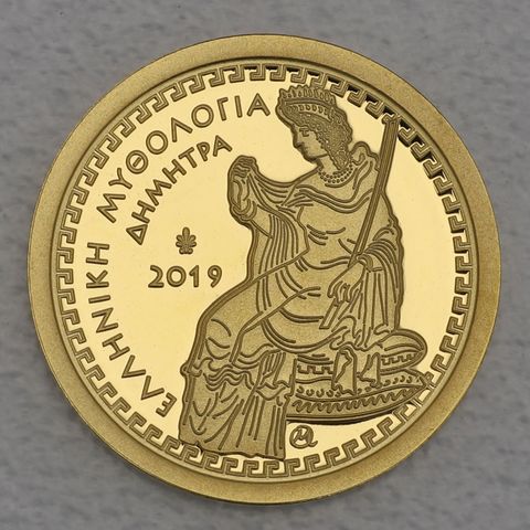 Goldmünze 100 Euro Griechenland 2019 Götter des Olymp - Demeter