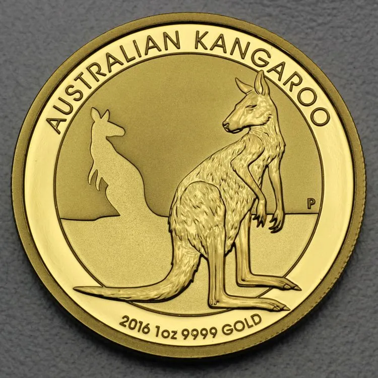 Australien Känguru Goldmünze 2016