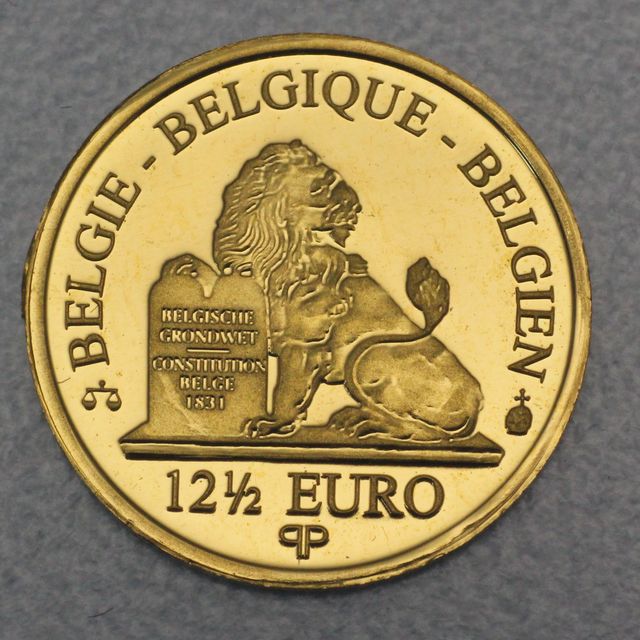 12,5 Euro Goldmünzen Belgien 2009
