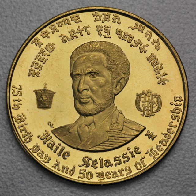 20 Dollar Goldmünze Äthiopien 1966