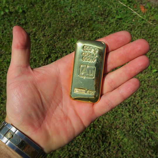 Goldbarren 500g aus Recyclinggold