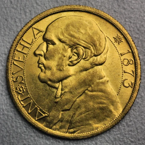 Tschechoslowakische Dukaten Goldmünze Antonin Svehla 1933