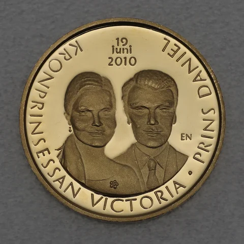 4000 Kronor 2010 Schweden - Hochzeit von Kronprinzessin Victoria und Daniel