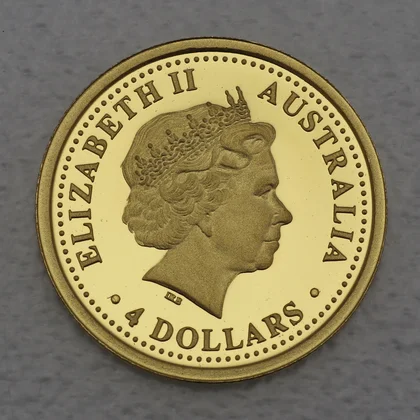 Goldmünze 1/25oz Prospector Serie - Australian Nugget Rückseite