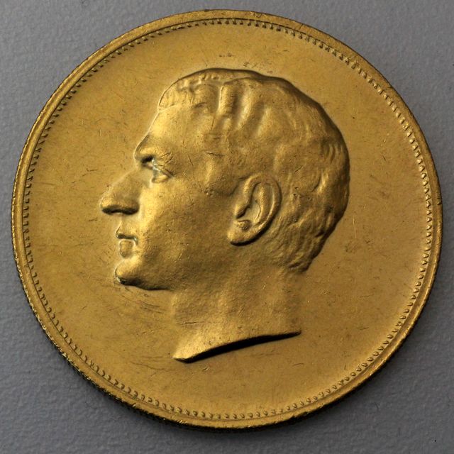 5 Pahlavi Goldmünze Iran Reza Pahlavi