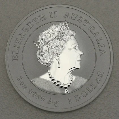 Lunar III, 1oz Silbermünze, Tiger, 2022