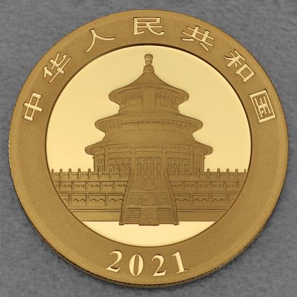 Goldmünze China Panda, 30g, 2021