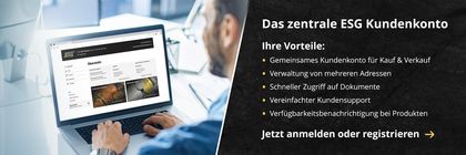 Das neue zentrale ESG Kundenkonto