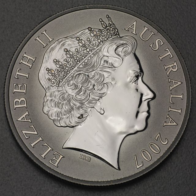 Känguru Silbermünze Australien 2007