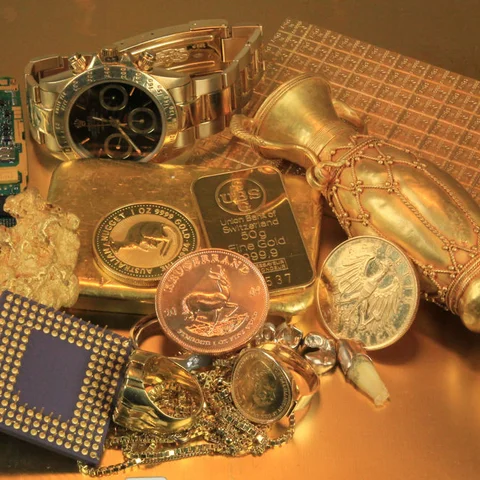Gold hat viele Einsatzgebiete / Gesichter...