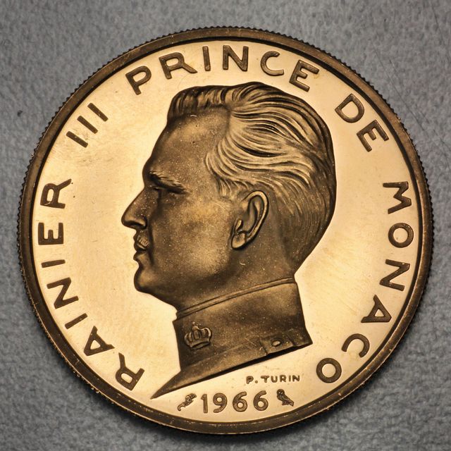 5 Francs Goldmünze Monaco 1960, 1992, 1966 Rainer III Prince de Monaco