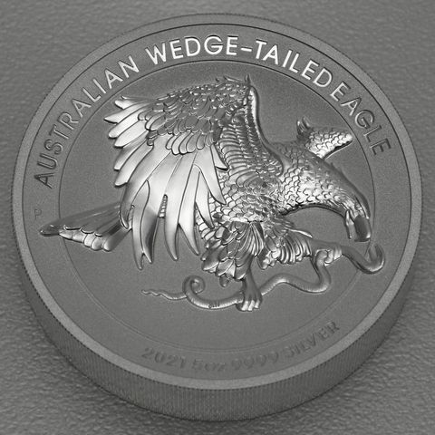 Silbermünze 5oz Australian Wedge-Tailed Eagle 2021 Enhanced