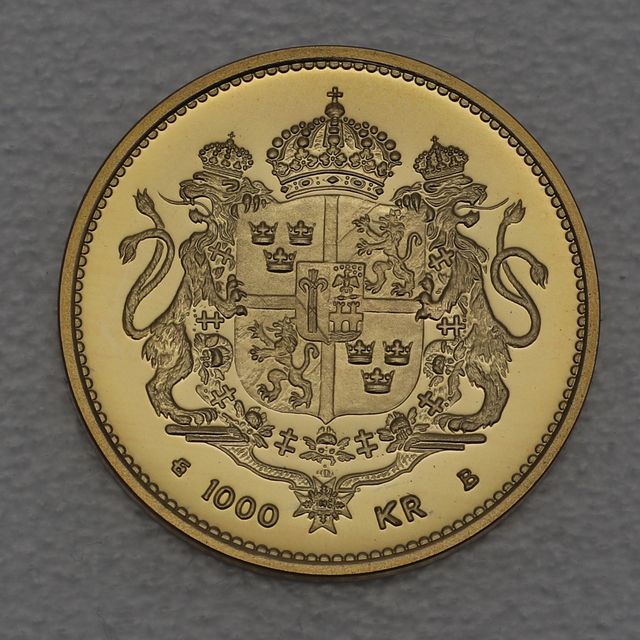 1000 Kronor 1996 Schweden - 50. Geburtstag Carl XVI. Gustaf