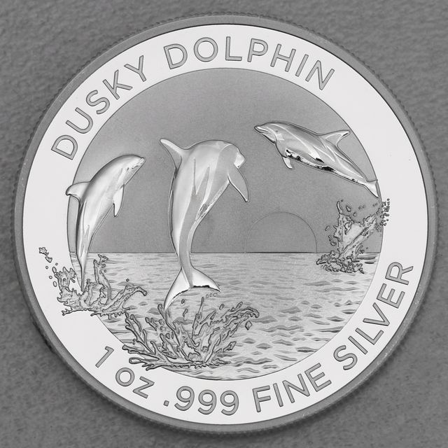 Silbermünze 1oz Australien Dusky Dolphin 2022