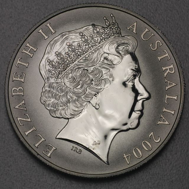 Känguru Silbermünze Australien 2004