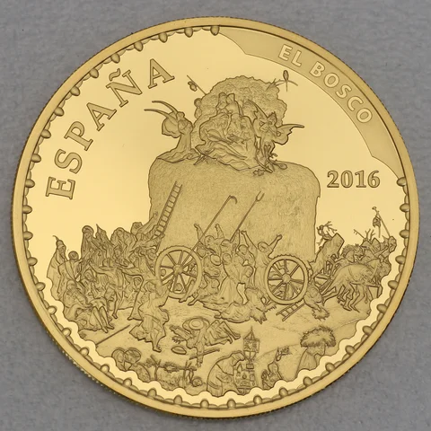 Goldmünze 400 Euro Spanien 2016 San Antonio Abad