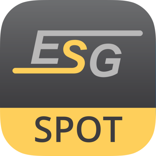 ESG Spot App – Sie finden die ESG Spot im Apple App Store und Google Play Store