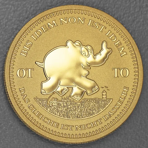 Goldmünze Ottifanten 2024 - Ottirand