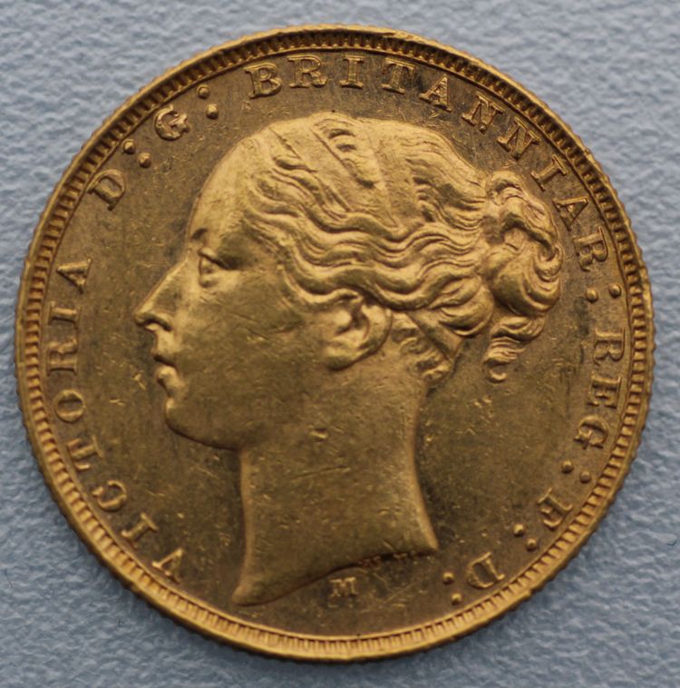 Sovereign Goldmünze Australien Victoria