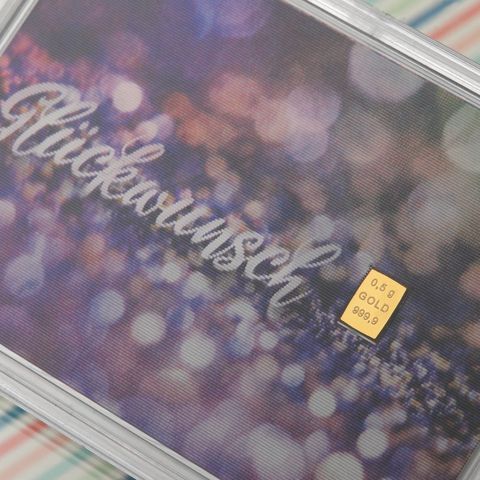CombiBar-Geschenkbarren "Glückwunsch" Flip-Motiv