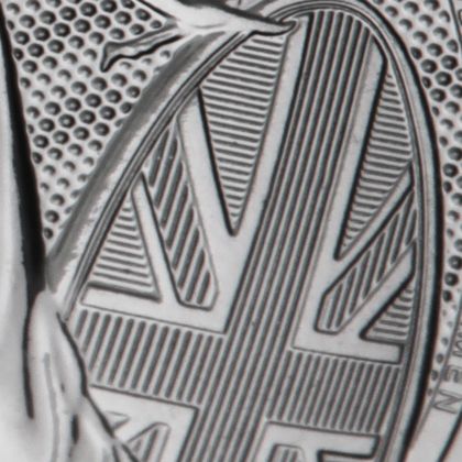 1oz Platinmünze Britannia 2023, Linienstruktur