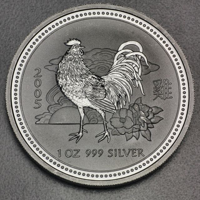 Silber Lunar Serie Australien 2005 Huhn