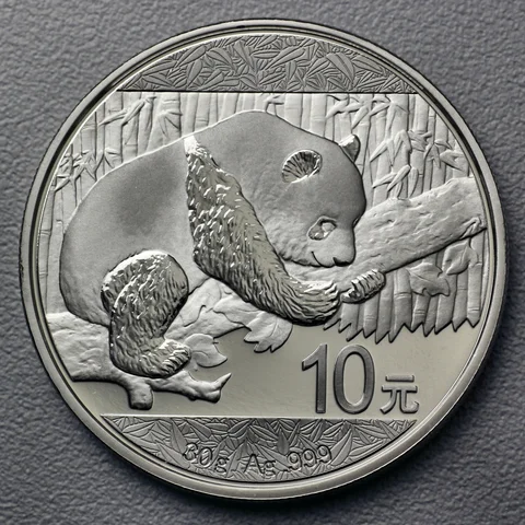 1oz Silbermünze Panda, 2016