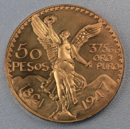 Klassische Goldpesos Centenario