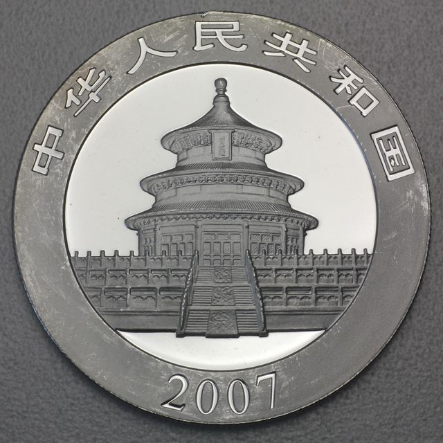 China Panda Silbermünze 2007