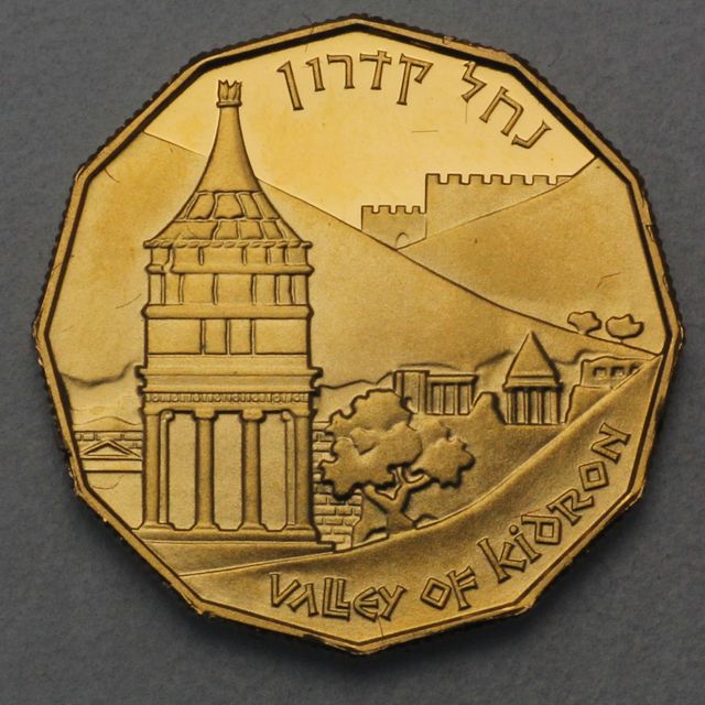 5 Sheqalim Goldmünze Israel 1984