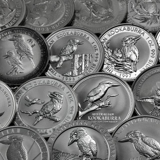 Silber Kookaburra Münzen
