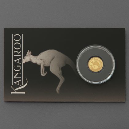 Mini-Roo Goldmünze 0,5g in der Ausführung Polierte Platte 2024