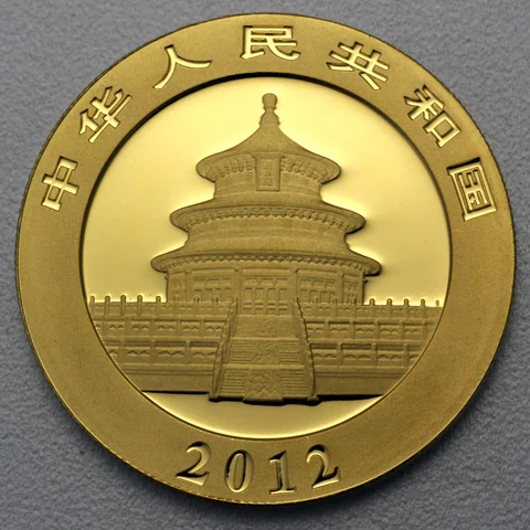Goldmünze China Panda, 1oz, 2012