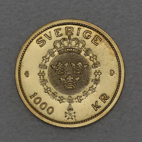 1000 Kronor 1992 Schweden - 200. Todestag von König Gustaf III.