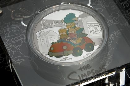 1oz Silbermünze Simpsons 2022