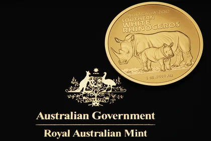 Australia Zoo, 1oz Goldmünze, Nashorn, 2023