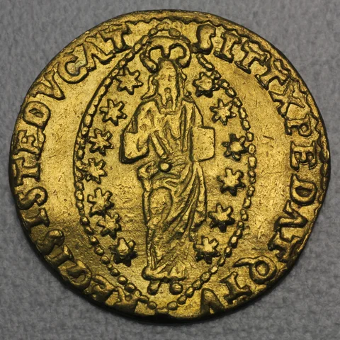 Zecchino Goldmünze