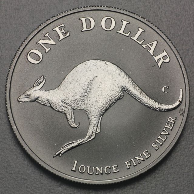 Känguru Silbermünze Australien 1998