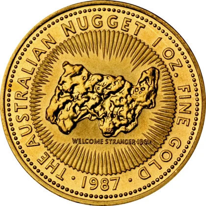 Australian Nugget Goldmünzen