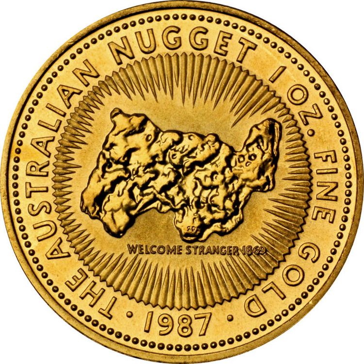 Australian Nugget Goldmünzen