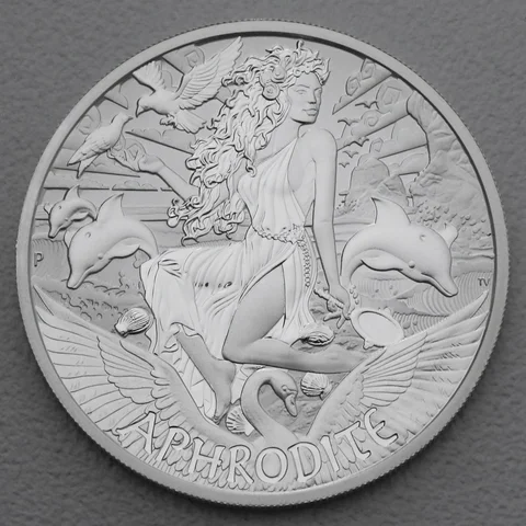Silbermünze 1oz Tuvalu Gods of Olympus - 2022 Aphrodite